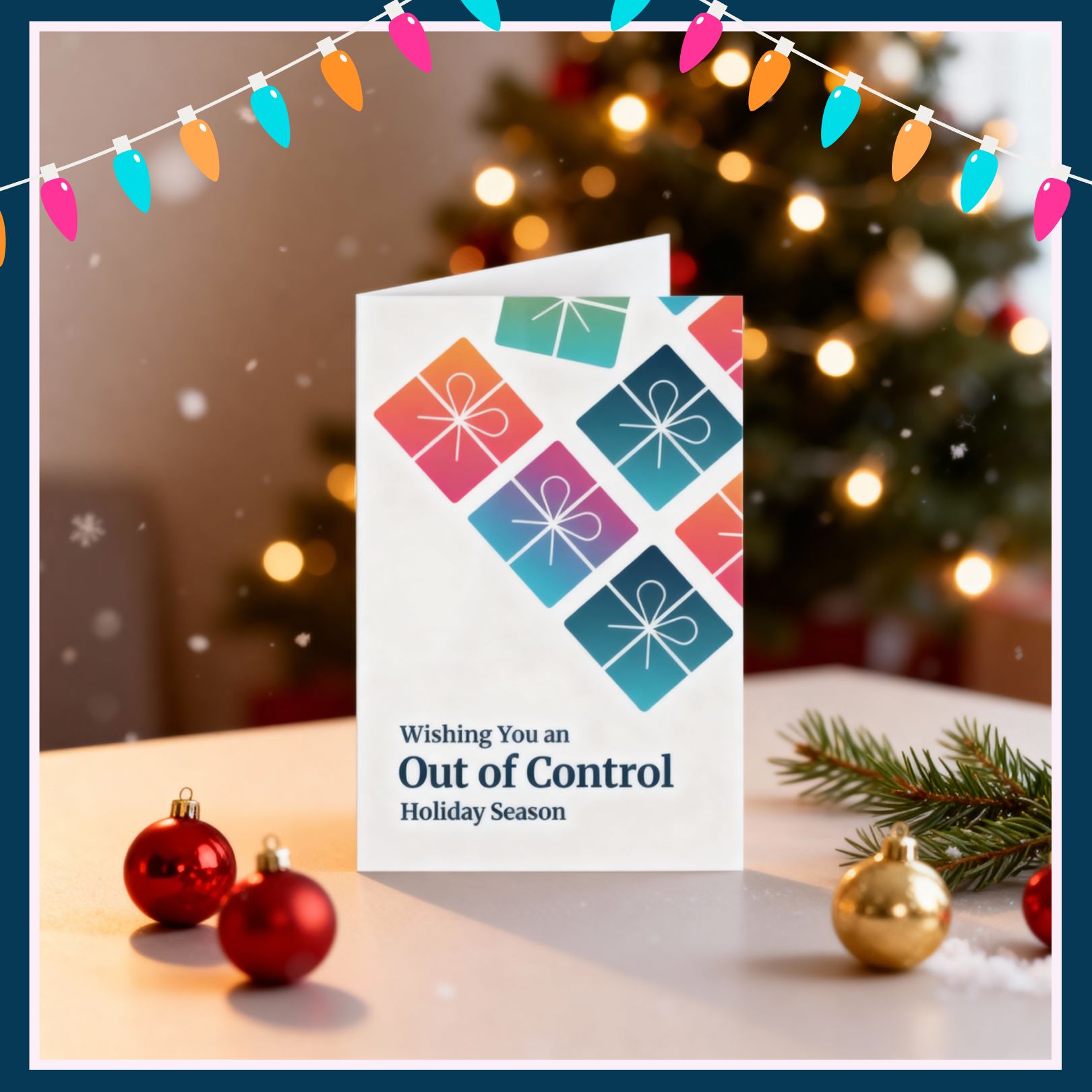 Out of Control Holiday Cards