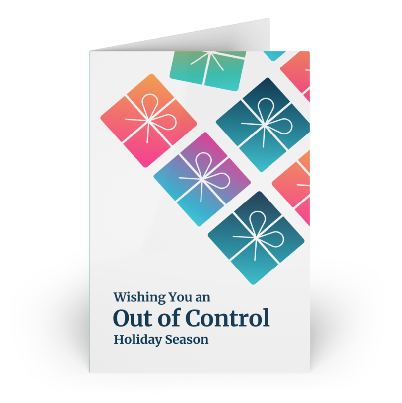 Out of Control Holiday Cards