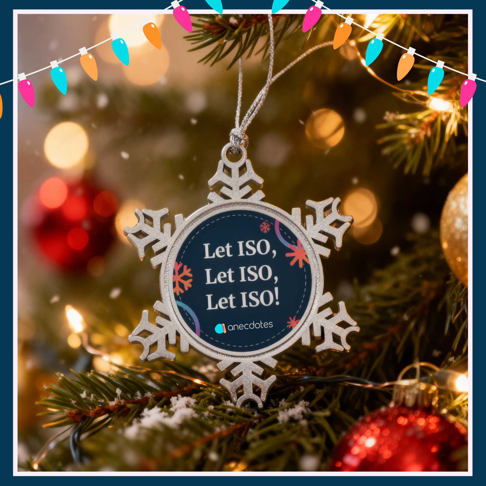 "Let ISO" Snowflake Ornament